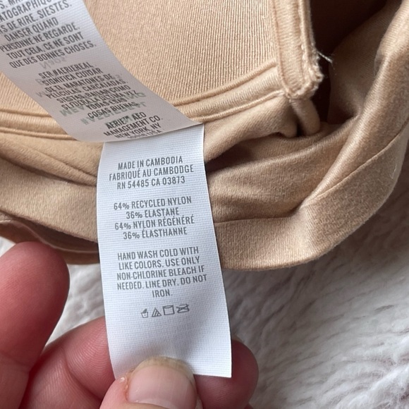 Aerie Nwt real sunshine wireless nude tan bra - Picture 6 of 8